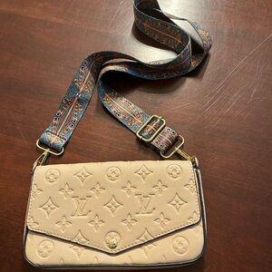 Louis Vuitton Cream Crossbody Bag